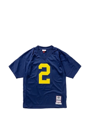 Mitchell & Ness x NCAA Charles Woodson 1997 Michigan V-neck T-shirt - Blue