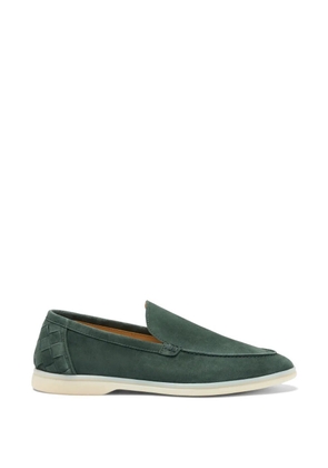 Scarosso Ludovico suede loafers - Green