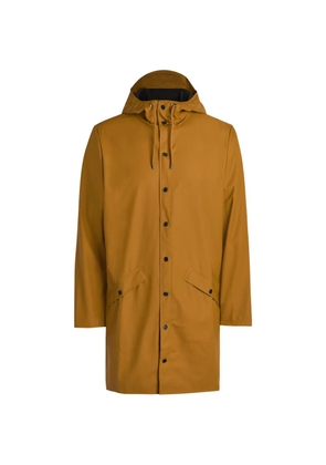 Rains button-up hooded coat - Brown