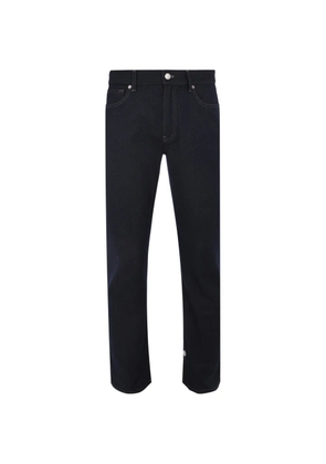 Agnona denim formal trousers - Black