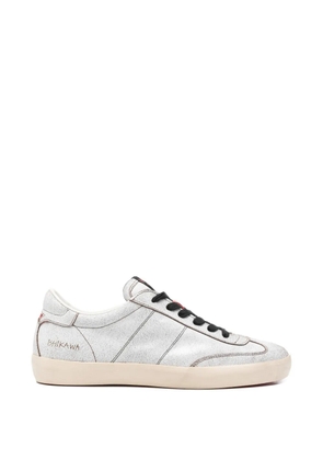 Ishikawa No Star 3007 leather sneakers - White