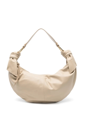 Coccinelle large Furoshiki knotted-handle shoulder bag - Neutrals