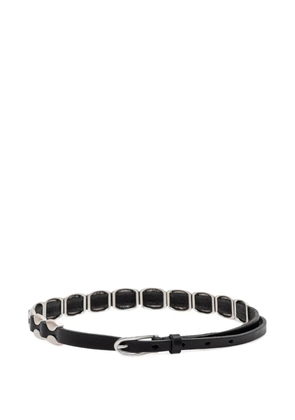 OUR LEGACY Billow studded belt - Black