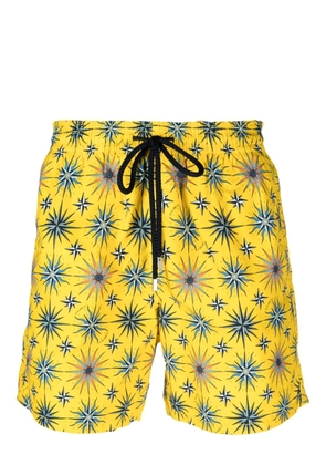 Vilebrequin star-print swim shorts - Yellow