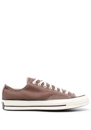 Converse lace-up low-top canvas sneakers - Brown