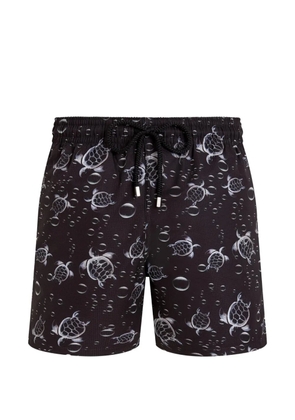 Vilebrequin turtle-print drawstring shorts - Black