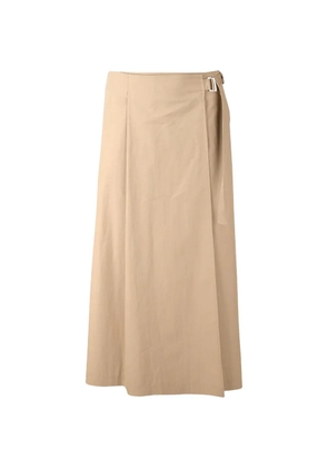 Peserico wrap-around midi skirt - Neutrals