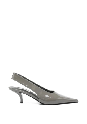 TOTEME pointed-toe slingback pumps - Grey