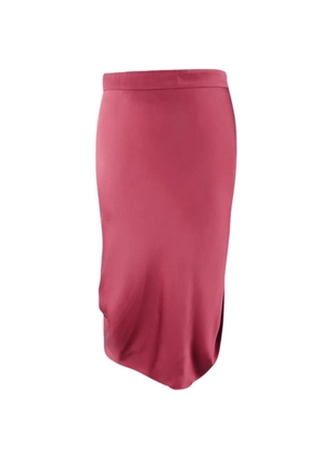 Giorgio Armani Pre-Owned velvet skirt - Pink