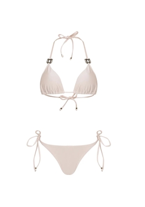 Amir Slama tie-fastening bikini - Neutrals