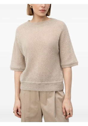 BOSS short-sleeve sweater - Neutrals