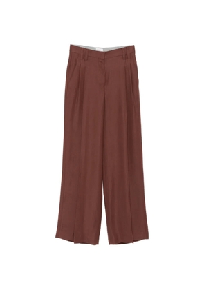Brunello Cucinelli pleated trousers - Brown