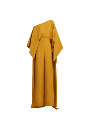 Taller Marmo Jerry cape-detail jumpsuit - Yellow