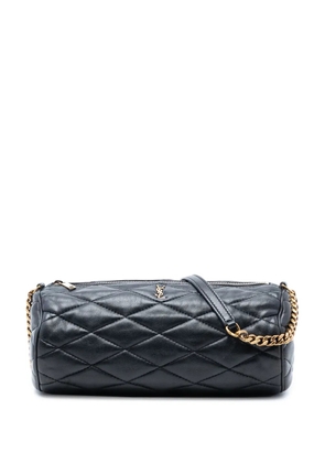 Saint Laurent Pre-Owned 2023 Small Quilted Lambskin Sade Tube Bag shoulder bag - Black