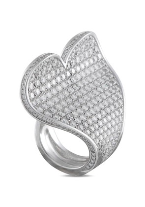 Roger Dubuis diamond heart-shape ring - Silver