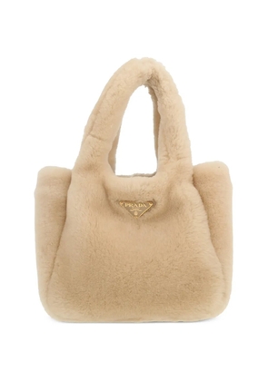 Prada Pre-Owned logo-detail handbag - Neutrals