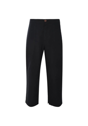 Marané El Pepe embroidered-pocket trousers - Black