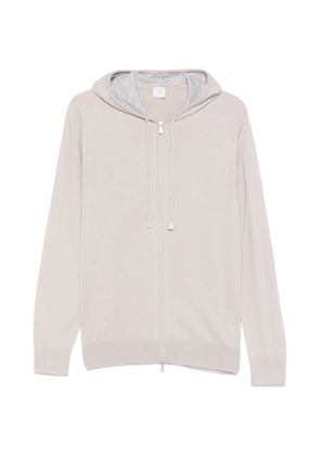 Eleventy zip-up hoodie - Neutrals