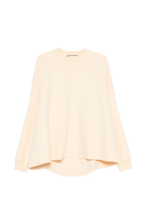 Plan C crew-neck sweatshirt - Yellow