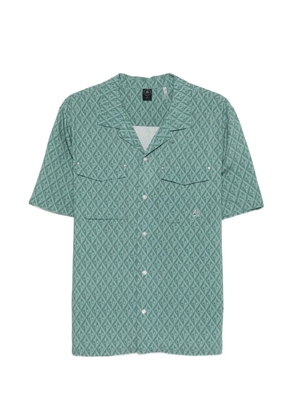 Moose Knuckles The Bay buttoned patterned shirt - Green