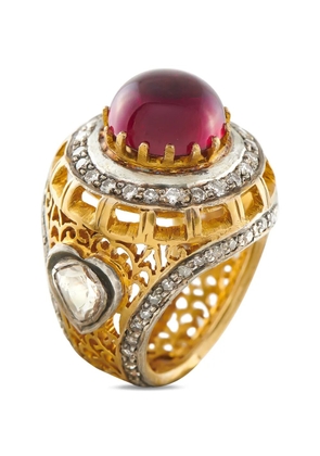 LB Exclusive diamond and tourmaline ring - Gold