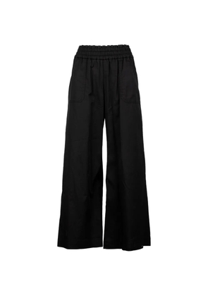 Via Masini 80 elastic-waistband trousers - Black