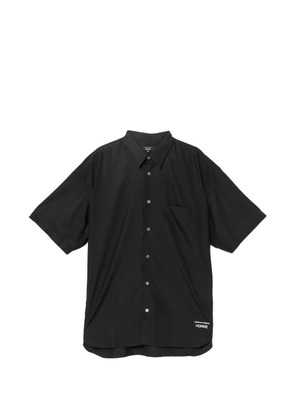 Comme des Garçons Homme logo-embroidered shirt - Black