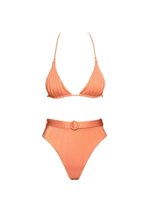 Noire Swimwear belted bikini - Orange
