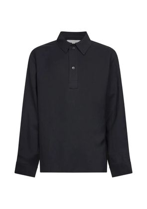 Studio Nicholson long-sleeved polo shirt - Black