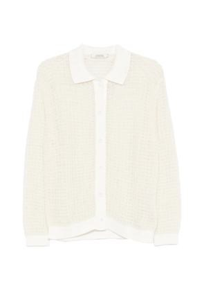 Dorothee Schumacher Airy collared buttoned cardigan - Neutrals
