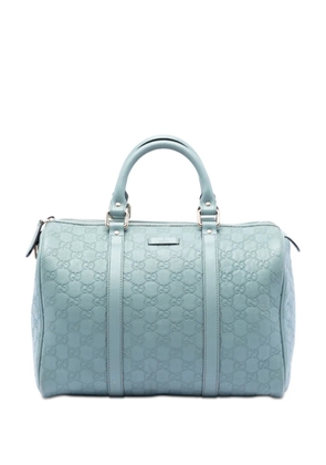 Gucci Pre-Owned 2016-2025 Medium Guccissima Joy boston bag - Blue