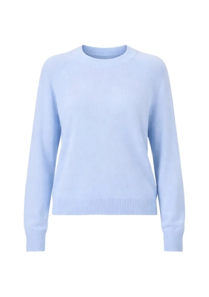 Allude ribbed-hem sweater - Blue