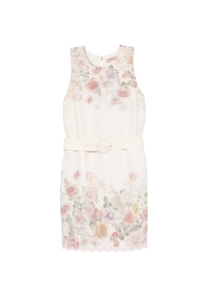 TWINSET floral belted nini dress - Pink