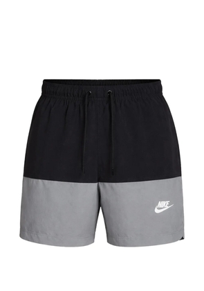 Nike colour-blocked woven shorts - Black