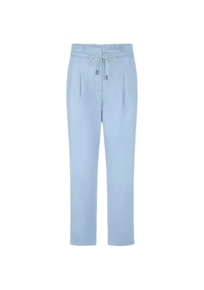 MARCCAIN high-waisted trousers - Blue
