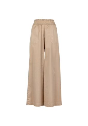 Via Masini 80 elastic-waistband trousers - Neutrals