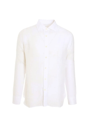 120% Lino long-sleeve shirt - White