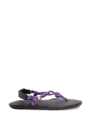 Flòwze Flò knot-detail sandals - Purple