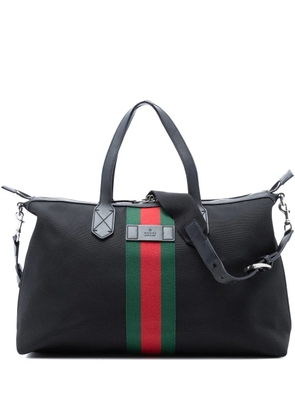 Gucci Pre-Owned 2016-2026 Techno Canvas Web travel bag - Black
