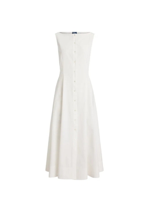Polo Ralph Lauren button-up midi dress - White