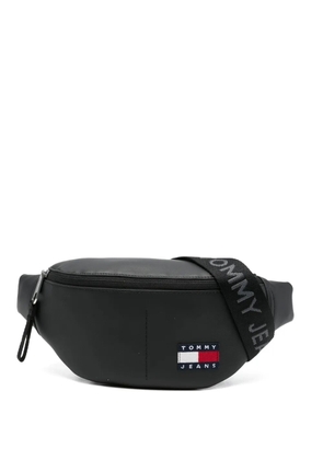 Tommy Jeans logo-patch belt bag - Black