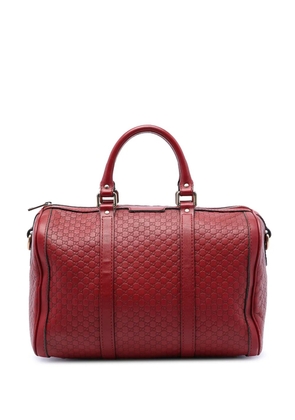 Gucci Pre-Owned 2016-2026 Microguccissima Joy Boston Bag satchel - Red