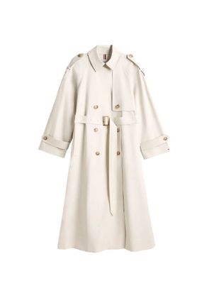 Tommy Hilfiger belted button-fastening coat - Neutrals