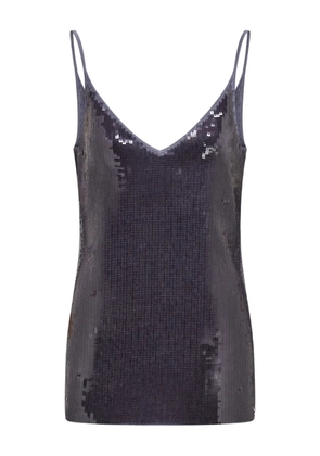 Ferragamo sequin-embellished tank top - Grey