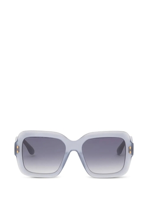 ISABEL MARANT Hegaxonal square-frames sunglasses - Blue