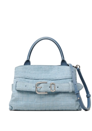 Marc Jacobs small The Suede Croc Dakota tote bag - Blue