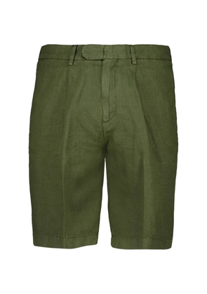 Boglioli linen bermuda shorts - Green