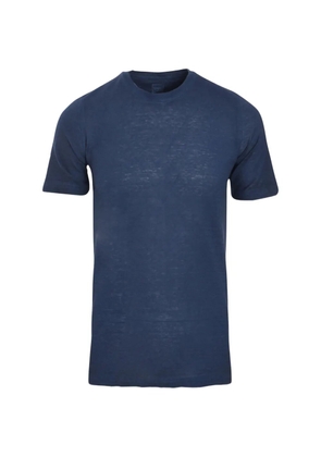 120% Lino short-sleeve T-shirt - Blue