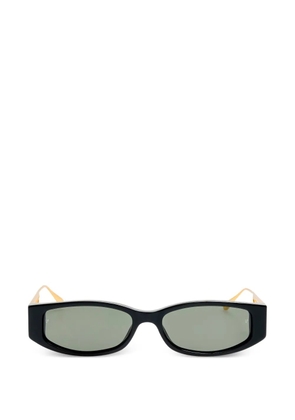 Linda Farrow Susie geometric-frame sunglasses - Black