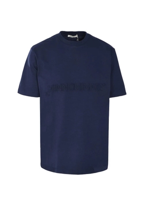 HINNOMINATE embossed-logo T-shirt - Blue